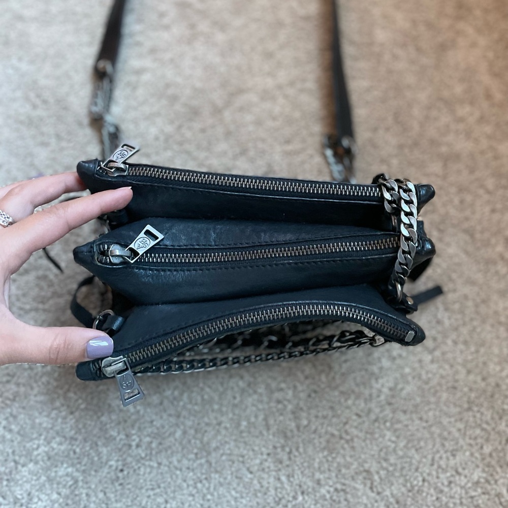 Black Gray/Chained purse